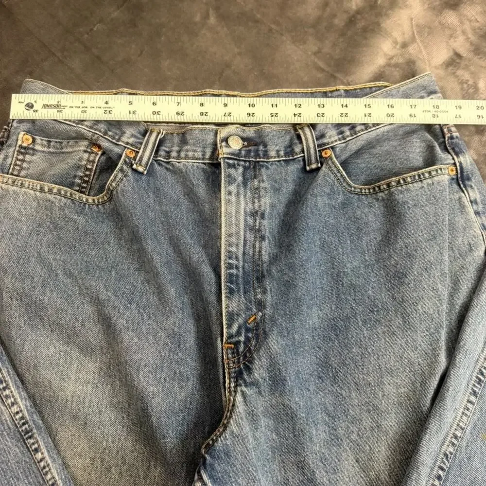 Levi Strauss & Co 550 Relaxed Fit Jeans Blue Denim. Levi's Mens Size 42x30